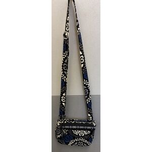Vera‎ Bradley Crossbody Bag Canterbury Cobalt Hipster Purse Blue